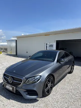 Mercedes E kupé – po Premium čistení – AKSO Detailing Pezinok