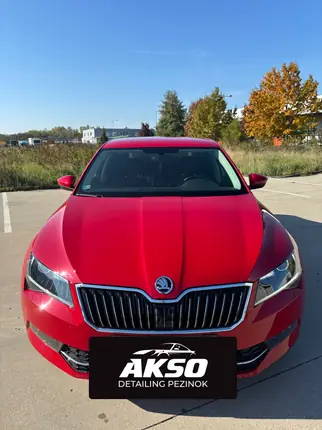Škoda Superb – Premium čistenie – AKSO Detailing Pezinok